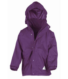Result Kids/Youths Fleece Lined StormDri 6000 Jacket RS160B - Purple/Purple
