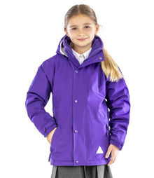 Result Kids/Youths Fleece Lined StormDri 6000 Jacket RS160B - RS160B Purple/Purple Model