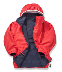 Result Kids/Youths Fleece Lined StormDri 6000 Jacket RS160B - RS160B Red/Navy Detail