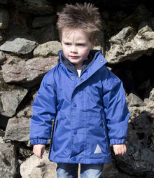 Result Kids/Youths Fleece Lined StormDri 6000 Jacket RS160B - RS160B Royal Blue/Navy Model