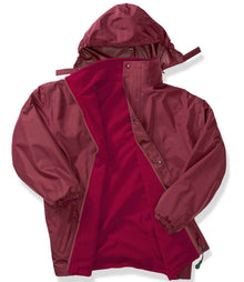 Result Fleece Lined StormDri 6000 Waterproof Jacket RS160 - Burgundy/Burgundy