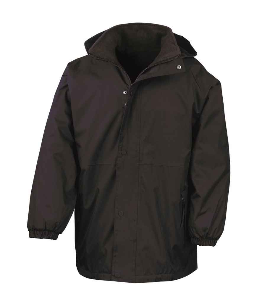 Result Fleece Lined StormDri 6000 Waterproof Jacket RS160 - Brown/Brown