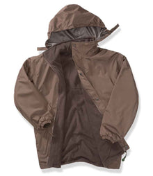 Result Fleece Lined StormDri 6000 Waterproof Jacket RS160 - RS160 Brown/Brown Detail