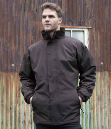 Result Fleece Lined StormDri 6000 Waterproof Jacket RS160 - RS160 Brown/Brown Model