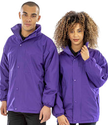 Result Fleece Lined StormDri 6000 Waterproof Jacket RS160 - RS160 Purple/Purple Model