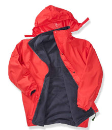 Result Fleece Lined StormDri 6000 Waterproof Jacket RS160 - RS160 Red/Navy Detail