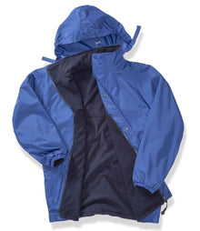 Result Fleece Lined StormDri 6000 Waterproof Jacket RS160 - RS160 Royal Blue/Navy Detail
