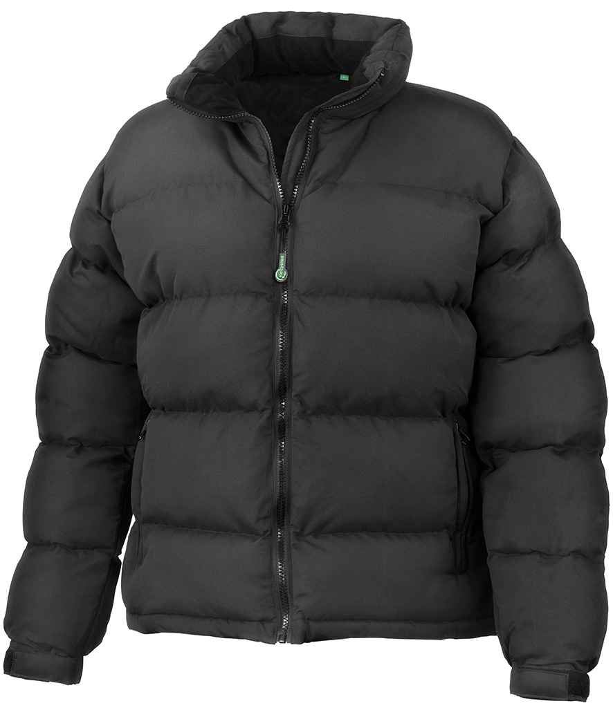 Result Recycled Ladies Holkham Down Feel Jacket RS181F - Black