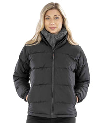 Result Recycled Ladies Holkham Down Feel Jacket RS181F - RS181F Black Model
