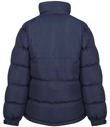 Result Recycled Ladies Holkham Down Feel Jacket RS181F - RS181F Navy Back