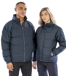 Result Urban Holkham Down Feel Jacket RS181M - RS181M Navy Model