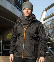 Result Urban HDi Quest Stowable Jacket RS189M - RS189M Black/Orange Model