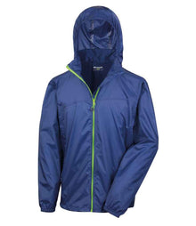 Result Urban HDi Quest Stowable Jacket RS189M - Navy/Lime Green