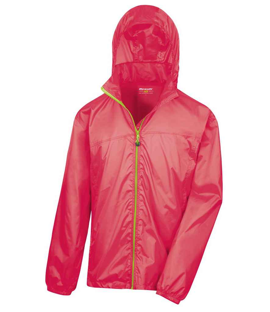 Result Urban HDi Quest Stowable Jacket RS189M – Raspberry/Lime product image
