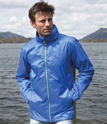 Result Urban HDi Quest Stowable Jacket RS189M - RS189M Royal Blue/Lime Green Model