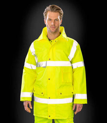 Result Safe-Guard Hi-Vis Safety Jacket RS18 - RS18 Yellow Model