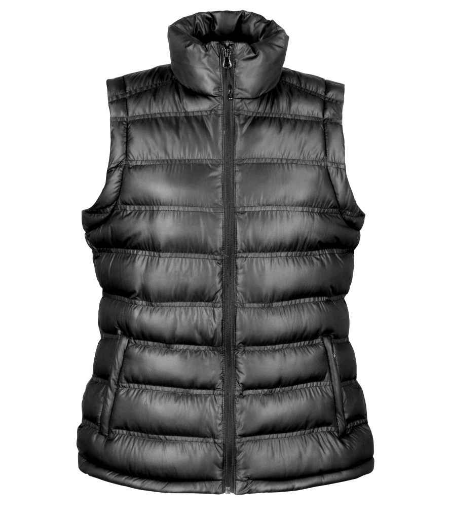 Result Urban Ladies Ice Bird Padded Gilet RS193F - Black