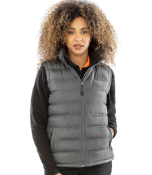 Result Urban Ladies Ice Bird Padded Gilet RS193F - RS193F Frost Grey Model