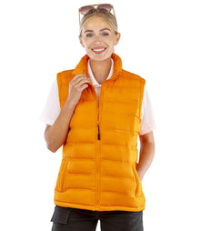 Result Urban Ladies Ice Bird Padded Gilet RS193F - RS193F Orange Model