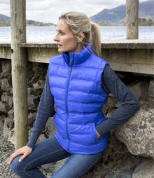 Result Urban Ladies Ice Bird Padded Gilet RS193F - RS193F Royal Blue Model