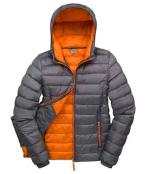 Result Urban Ladies Snow Bird Padded Jacket RS194F - Grey/Orange