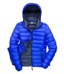 Result Urban Ladies Snow Bird Padded Jacket RS194F - Royal Blue/Navy
