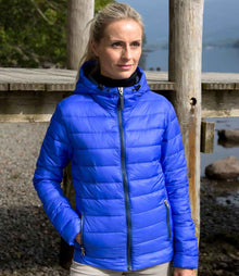 Result Urban Ladies Snow Bird Padded Jacket RS194F - RS194F Royal Blue/Navy Model