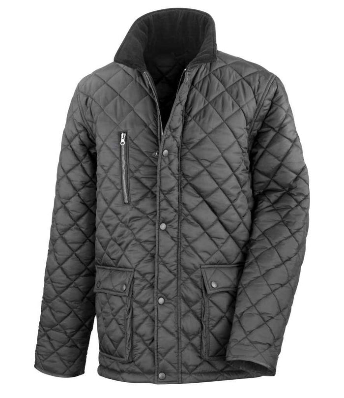 Result Urban Cheltenham Gold Jacket RS196 - Black