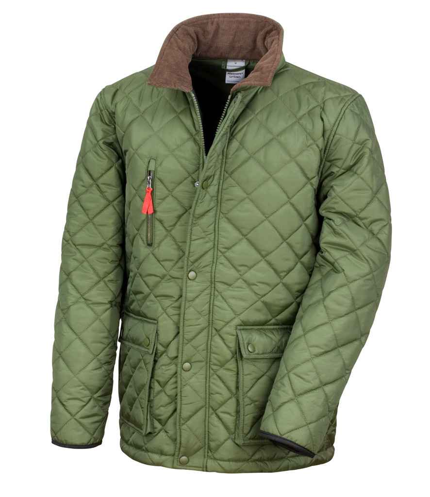 Result Urban Cheltenham Gold Jacket RS196 - Olive Green