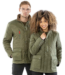 Result Urban Cheltenham Gold Jacket RS196 - RS196 Olive Green Model