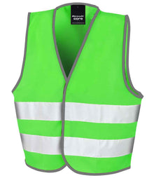 Result Core Kids Enhanced Vis Vest RS200BE - Lime Green
