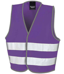 Result Core Kids Enhanced Vis Vest RS200BE - Purple