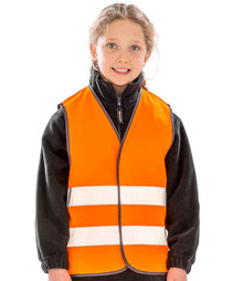 Result Core Kids Hi-Vis Safety Vest RS200B - RS200B Fluorescent Orange Model