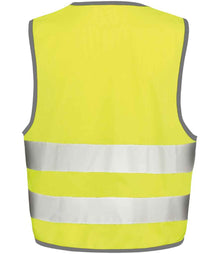 Result Core Kids Hi-Vis Safety Vest RS200B - RS200B Fluorescent Yellow Back