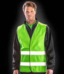 Result Core Enhanced Vis Vest RS200E - RS200E Lime Green Model