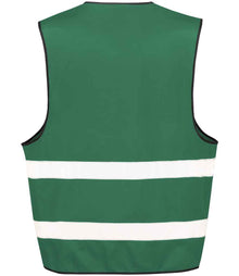 Result Core Enhanced Vis Vest RS200E - RS200E Paramedic Green Back
