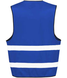 Result Core Enhanced Vis Vest RS200E - RS200E Royal Blue Back