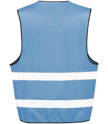 Result Core Enhanced Vis Vest RS200E - RS200E Sky Blue Back