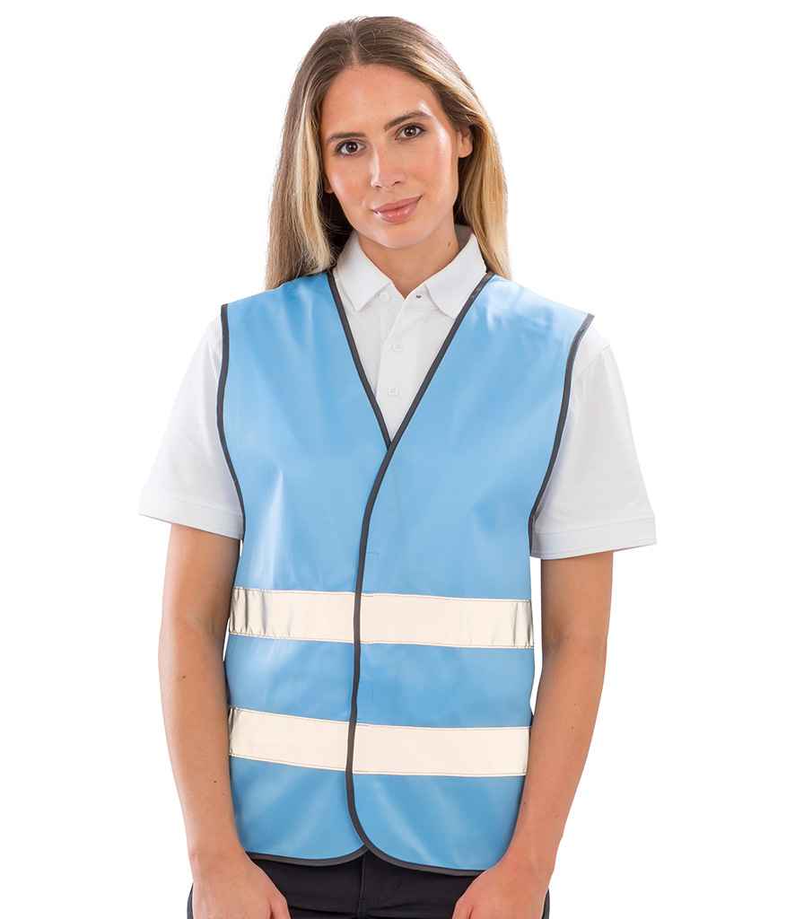 Result Core Enhanced Vis Vest RS200E - RS200E Sky Blue Model