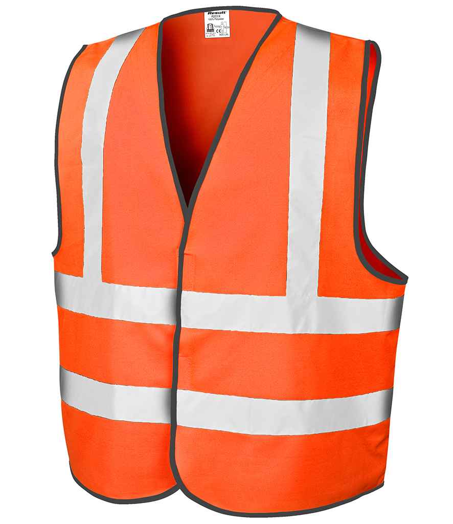 Result Core Hi-Vis Motorway Vest RS201M - Fluorescent Orange