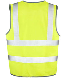 Result Core Hi-Vis Motorway Vest RS201M - RS201M Fluorescent Yellow Back