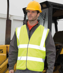 Result Core Hi-Vis Motorway Vest RS201M - RS201M Fluorescent Yellow Model