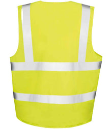 Result Core Zip ID Safety Tabard RS202 - RS202 Fluorescent Yellow Back