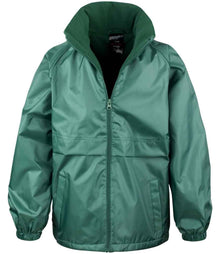 Result Core Kids Micro Fleece Lined Jacket RS203B - Bottle Green