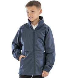 Result Core Kids Micro Fleece Lined Jacket RS203B - RS203B Navy Model