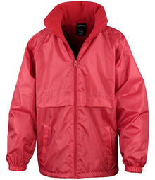 Result Core Kids Micro Fleece Lined Jacket RS203B - Red