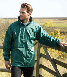 Result Core Micro Fleece Lined Jacket RS203M - RS203M Bottle Green Model