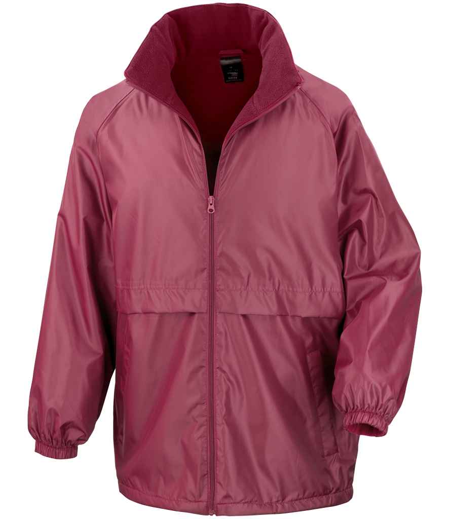 Result Core Micro Fleece Lined Jacket RS203M - Burgundy