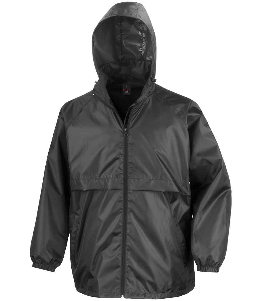 Result Core Lightweight Lined Waterproof Jacket RS205 - Black