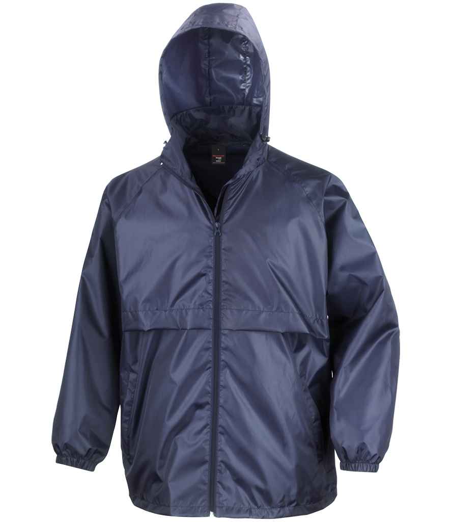 Result Core Lightweight Lined Waterproof Jacket RS205 - Navy